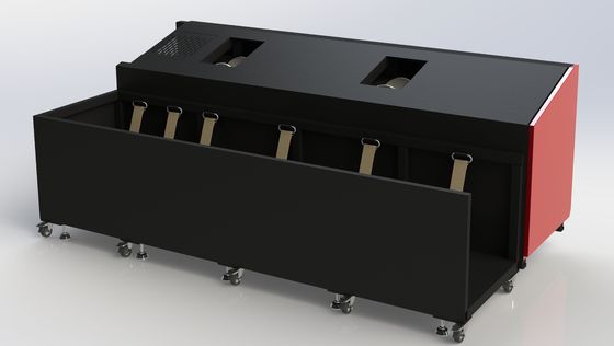 Macchina per il taglio di tubi metallici con controllo CNC e consumo