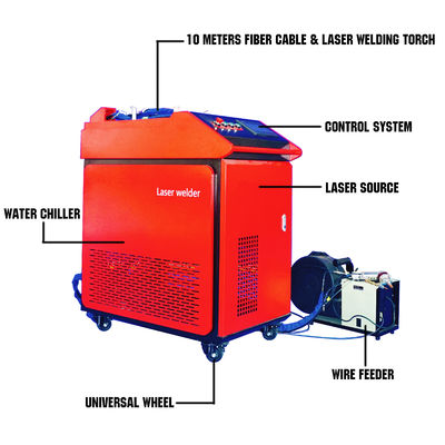 1000w 2000w 3000w Fibra saldatore di taglio pulizia 3 in 1 Laser Saldatura macchine per la marcatura profonda