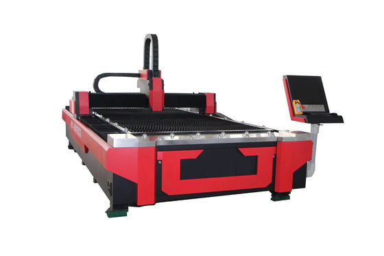 Macchina di taglio laser a fibra di metallo, acciaio, ferro, alluminio, ottone 1kw 2kw 3kw