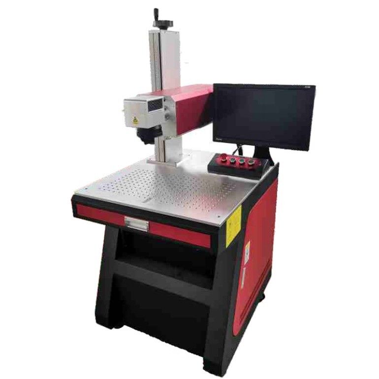 10w 20w 30w 50w Macchina di incisione laser CNC per piastre metalliche Software di controllo professionale