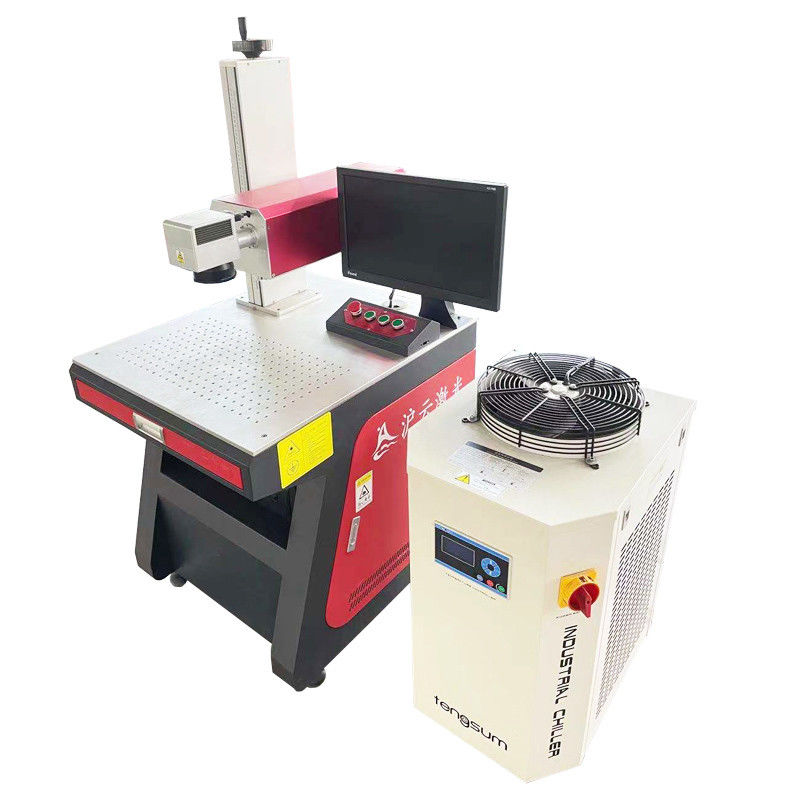 Macchina di marcatura a fibra laser portatile per l'immagine di marcatura metallica con raffreddamento ad aria